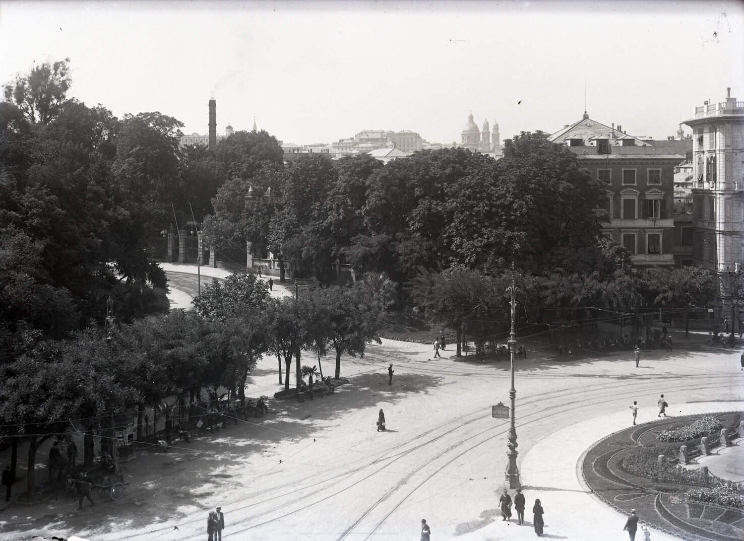 3629 - Galleria Portello-Corvetto. Veduta verso il giardino d'Italia. 12 luglio 1924.jpg